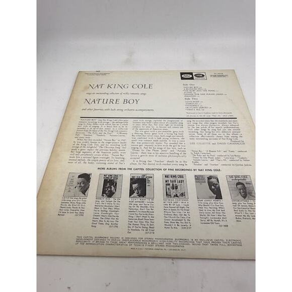 Nat King Cole – Nature Boy Vinyl Album Record - Picture 2 of 4